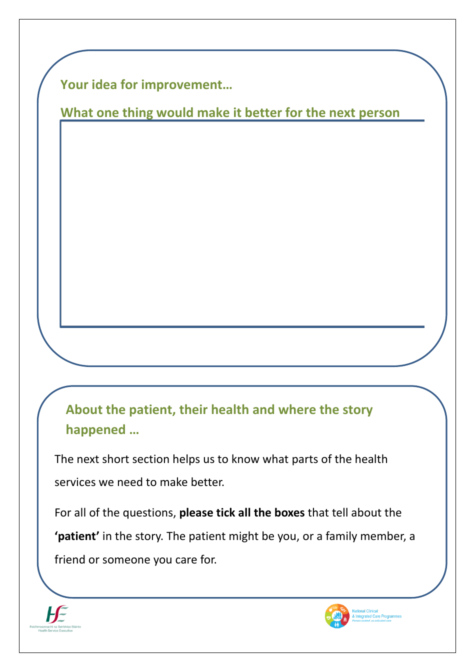 Patient Satisfaction Survey - Health Service Executive (Hse), Page 11