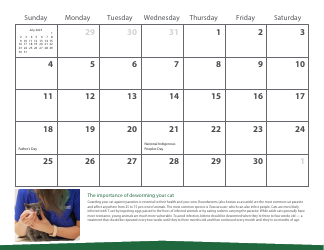 Monthly Animal Health Calendar - University of Saskatchewan, Page 15