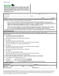 Medication Coverage and Prescription Form - Human Immunodeficiency Virus (HIV) Post-exposure Prophylaxis (Pep): Adult and Pediatric 13 Years and Older and Weighing at Least 30 Kg - Manitoba, Canada, Page 2