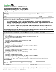 Medication Coverage and Prescription Form - Human Immunodeficiency Virus (HIV) Post-exposure Prophylaxis (Pep): Adult and Pediatric 13 Years and Older and Weighing at Least 30 Kg - Manitoba, Canada, Page 3