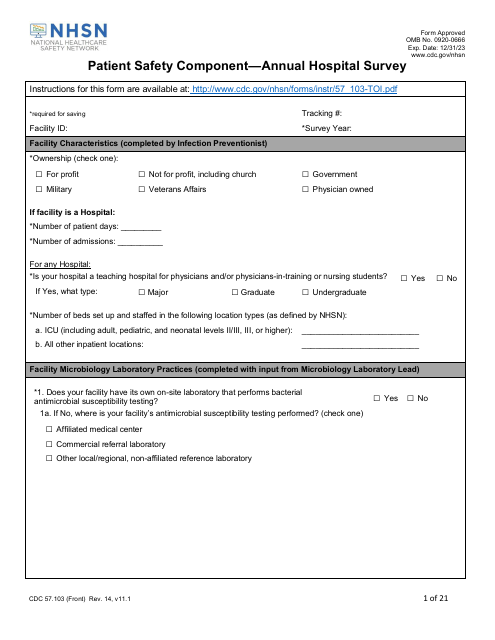 Form CDC57.103  Printable Pdf
