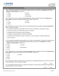 Form CDC57.103 Patient Safety Component - Annual Hospital Survey, Page 13