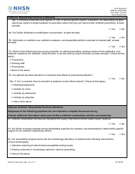 Form CDC57.103 Patient Safety Component - Annual Hospital Survey, Page 17