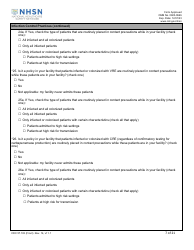 Form CDC57.103 Patient Safety Component - Annual Hospital Survey, Page 7