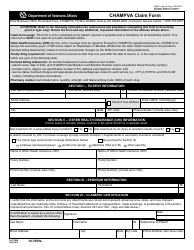 VA Form 10-7959A CHAMPVA Claim Form