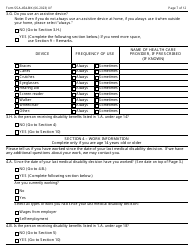 Form SSA-454-BK Continuing Disability Review Report, Page 7