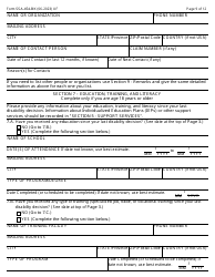 Form SSA-454-BK Continuing Disability Review Report, Page 9