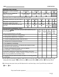 Medicare Wellness Visit Patient Questionnaire, Page 6