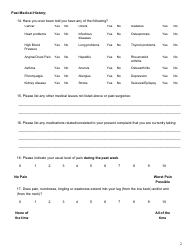 Patient Intake Form - Thirty Points, Page 2