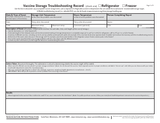 Temperature Log for Refrigerator - Fahrenheit, Page 3
