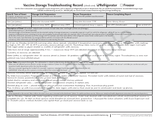 Temperature Log for Refrigerator - Fahrenheit, Page 4