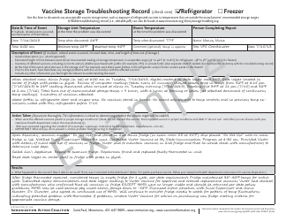 Temperature Log for Refrigerator - Fahrenheit, Page 5