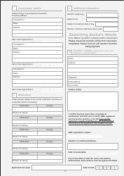 Application for a Licence to Drive Hackney Carriages or Private Hire Vehicles - Medical Examination Form - City of Leicester, Leicestershire, United Kingdom, Page 10