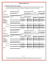 Law Firm Client Intake Form: Personal Injury - Dickson Davis Law Firm, Page 11