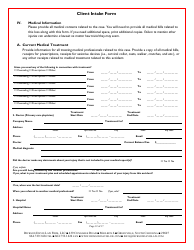 Law Firm Client Intake Form: Personal Injury - Dickson Davis Law Firm, Page 12