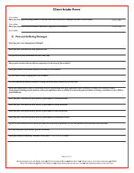Law Firm Client Intake Form: Personal Injury - Dickson Davis Law Firm, Page 16