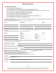 Law Firm Client Intake Form: Personal Injury - Dickson Davis Law Firm, Page 4