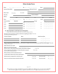 Law Firm Client Intake Form: Personal Injury - Dickson Davis Law Firm, Page 7