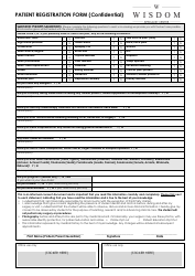 Patient Registration Form - Wisdom Specialist Care, Page 2
