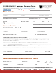 Document preview: Covid-19 Vaccine Consent Form - Arizona