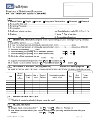Document preview: Patient History Questionnaire - Ucla Health System