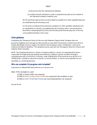 Therapeutic Shoes for Persons With Diabetes Progress Note Template, Page 2