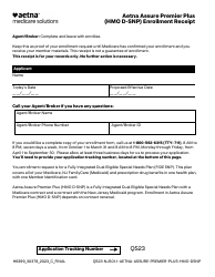 Aetna Assure Premier Plus Plan (HMO D-Snp) Individual Enrollment Request Form, Page 17
