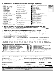 Multi-Dimensional Health Assessment Questionnaire (R791-np2) - Health Report Services, Page 2