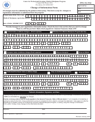 Change of Information Form - Medical Marijuana Program - Rhode Island, Page 2
