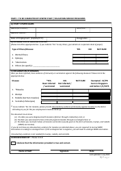 Pre-employment Medical Report Form for Early Childhood Development Centre Staff and Education Service Providers - Singapore, Page 3