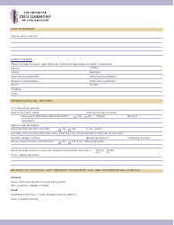 Patient Intake Form - True Harmony, Page 3