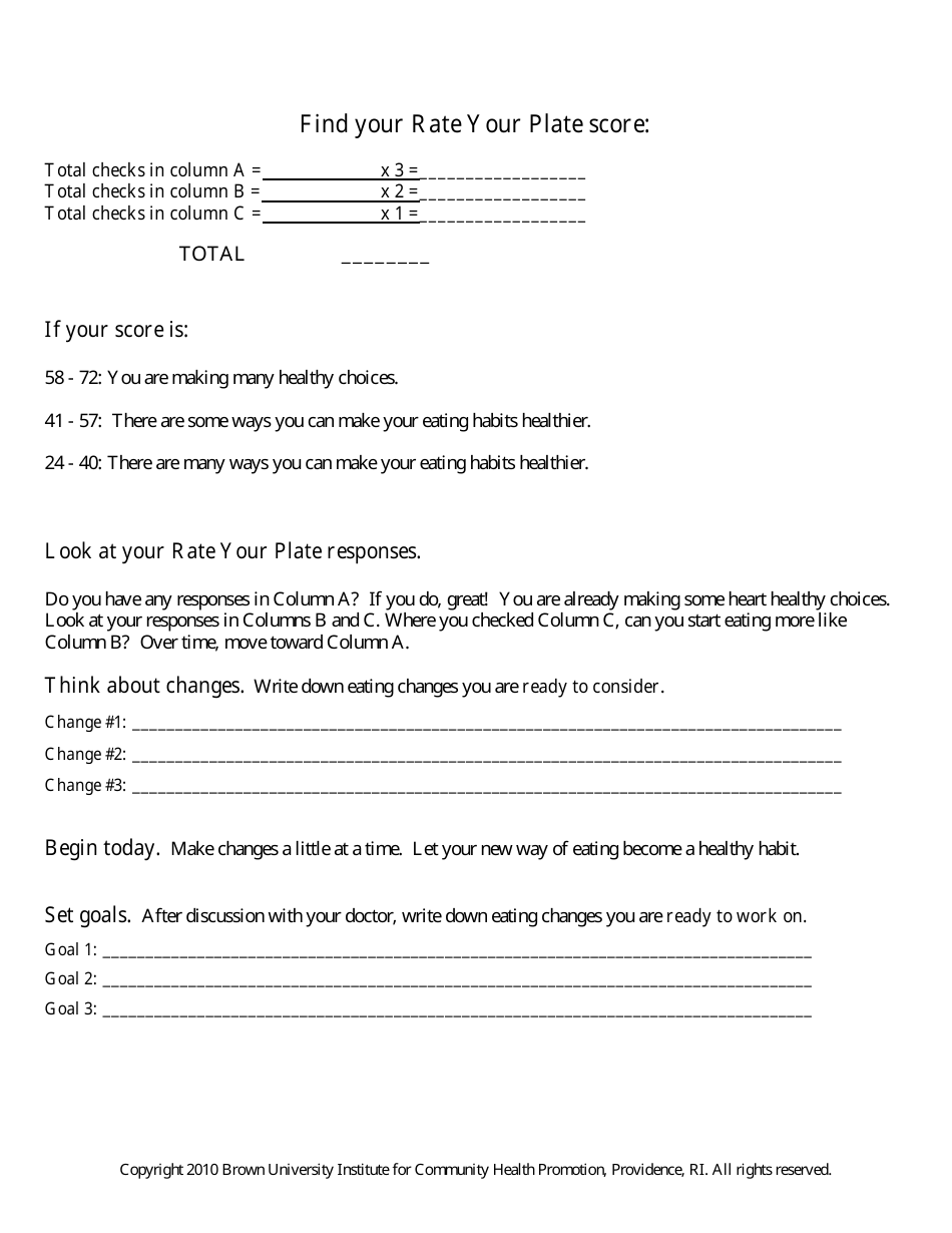 Cardiac Rehabilitation Patient Health Questionnaire (Phq-9) - Brigham and Womens Health Care Center, Page 10