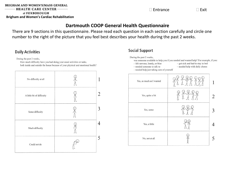 Cardiac Rehabilitation Patient Health Questionnaire (Phq-9) - Brigham and Womens Health Care Center, Page 3
