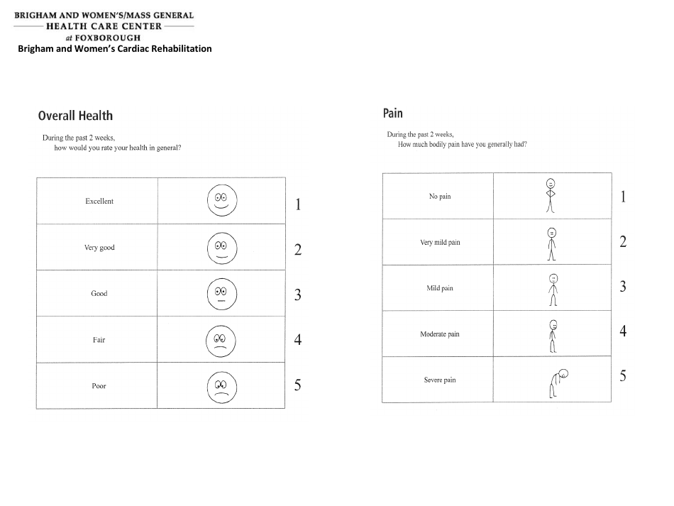 Cardiac Rehabilitation Patient Health Questionnaire (Phq-9) - Brigham and Womens Health Care Center, Page 4