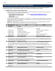 Form F-00482 Comprehensive Community Services (Ccs) for Persons With Mental Disorders and Substance Use Disorders Initial Certification Application - Chapter DHS 36 - Wisconsin, Page 3