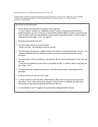Short Assessment of Health Literacy for Spanish Adults (Sahlsa-50), Page 3