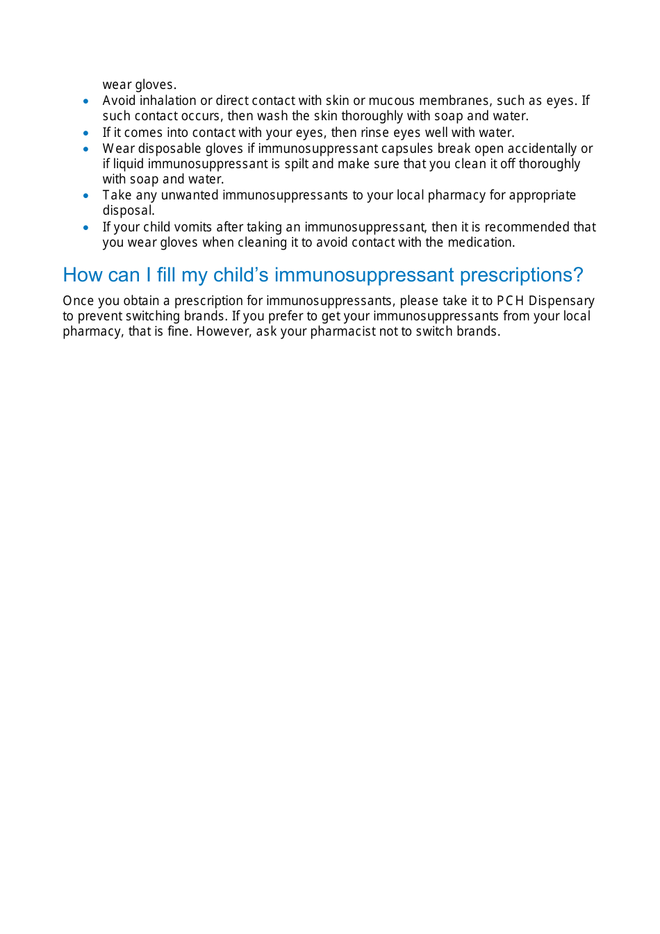 Kidney Transplant Medicine Information - Western Australia, Australia, Page 6