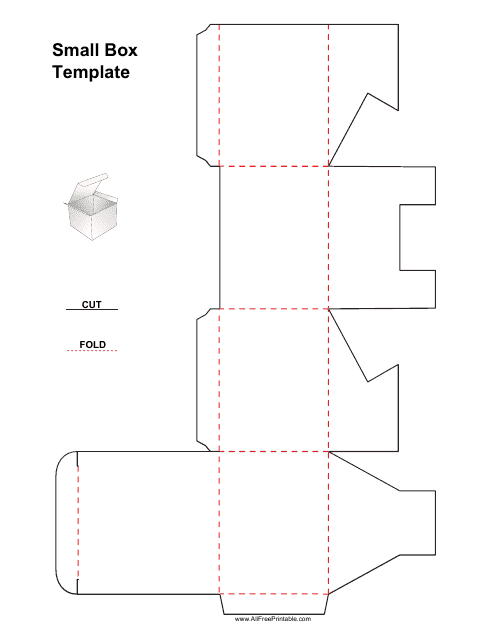 Small Box Template - Printable PDF Design