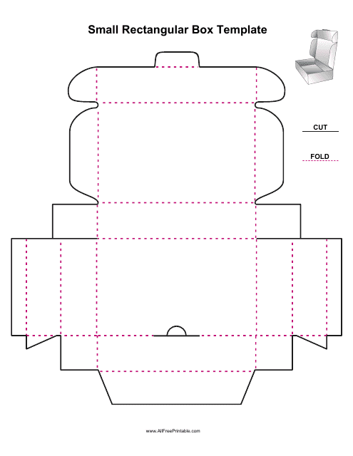 Small Rectangular Box Template