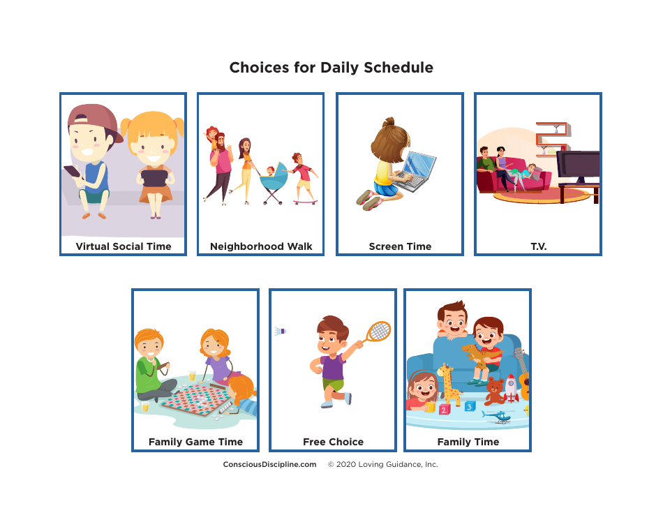 Home Schedule Board Templates - Loving Guidance, Page 10