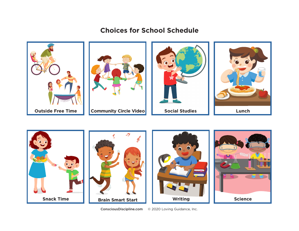 Home Schedule Board Templates - Loving Guidance, Page 5