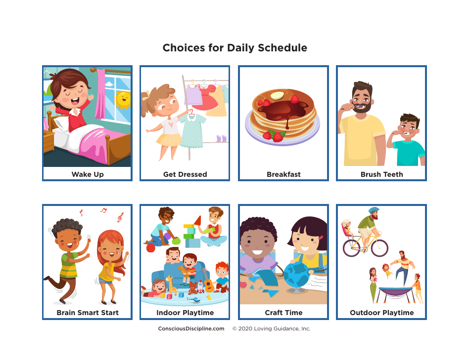 Home Schedule Board Templates - Loving Guidance, Page 7