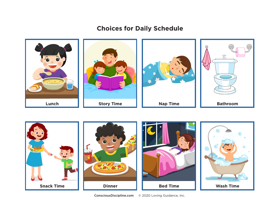 Home Schedule Board Templates - Loving Guidance, Page 8