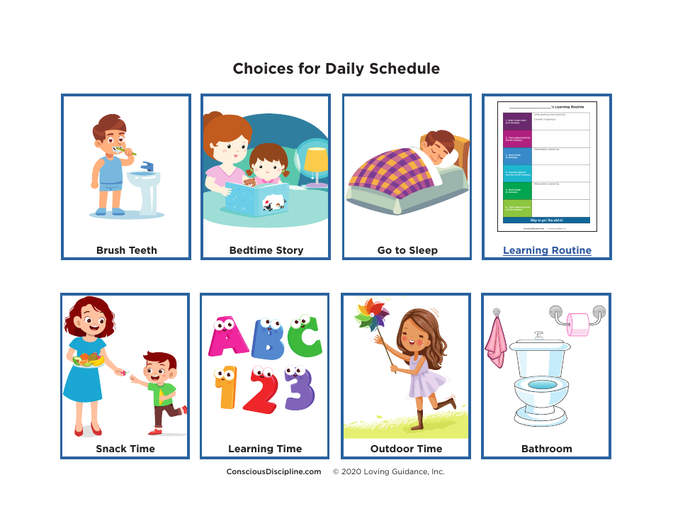 Home Schedule Board Templates - Loving Guidance, Page 9
