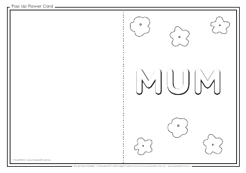 Mother&#039;s Day Pop up Flower Card Template - Cleverpath, Page 3