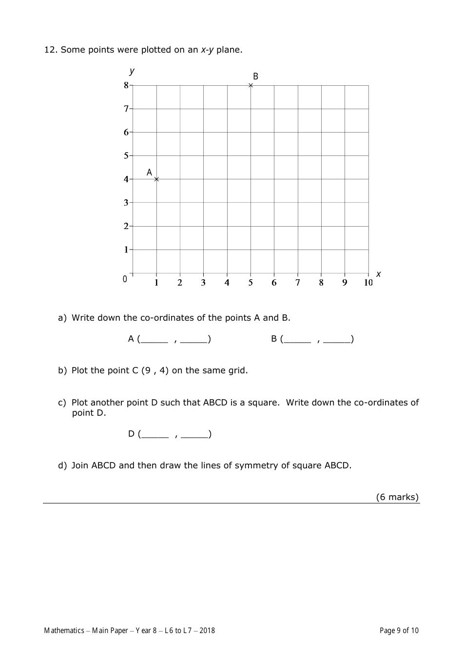 Annual Examinations for Middle Schools 2018, Page 9