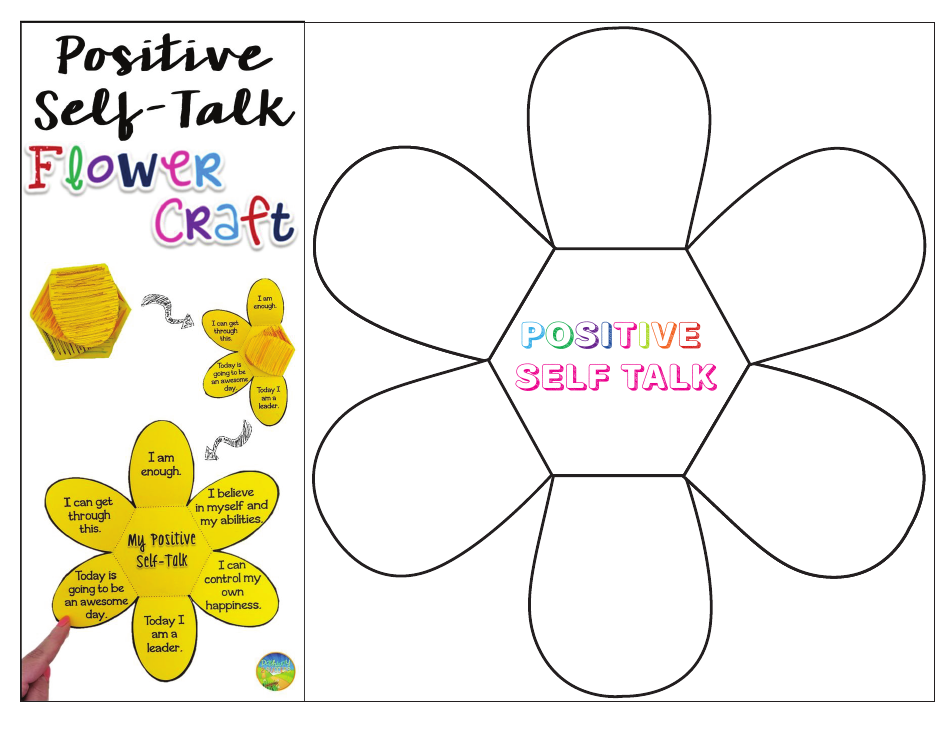 positive self talk flower the calm space