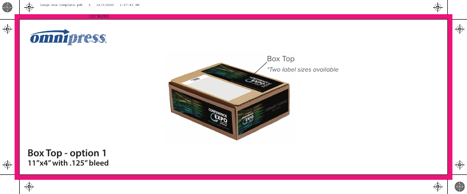 Box Label Templates - Omnipress, Page 5