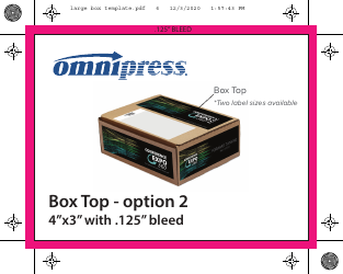 Box Label Templates - Omnipress, Page 6