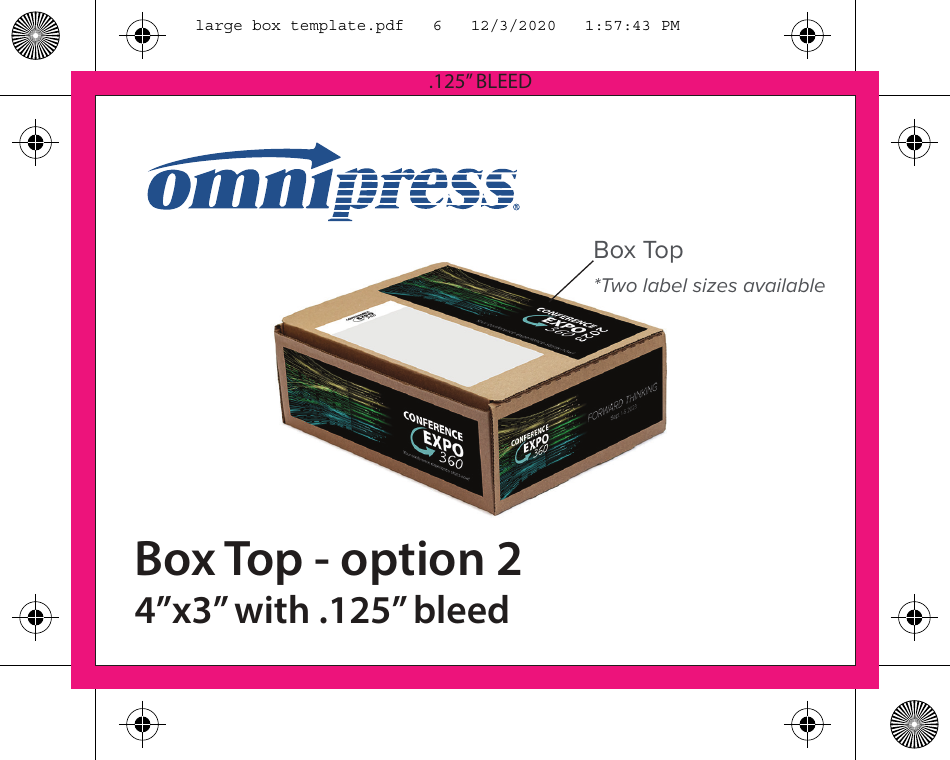 Box Label Templates - Omnipress, Page 6